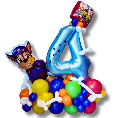 Montage Fun Paw patrol + chiffre