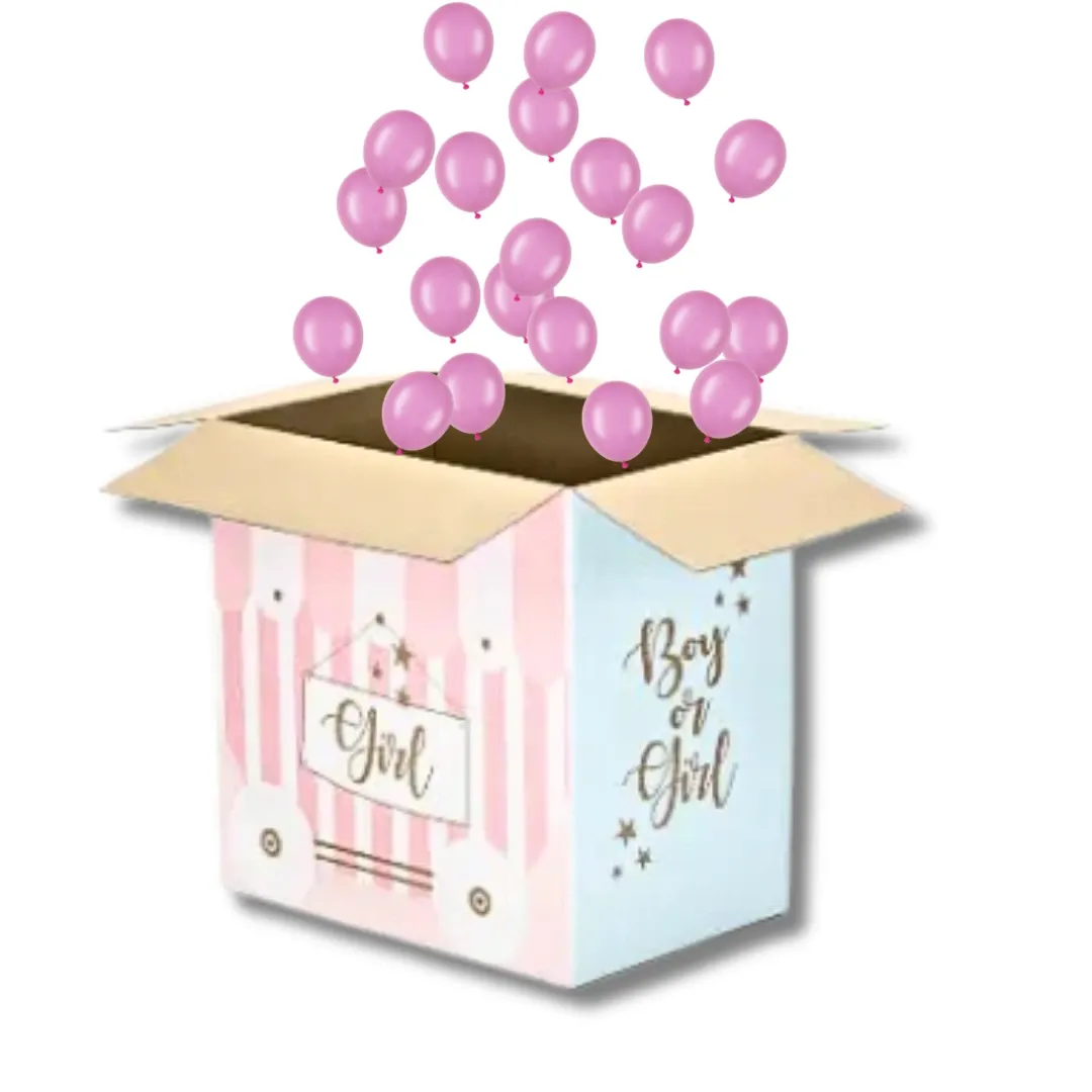 Boite gender reveal Fille