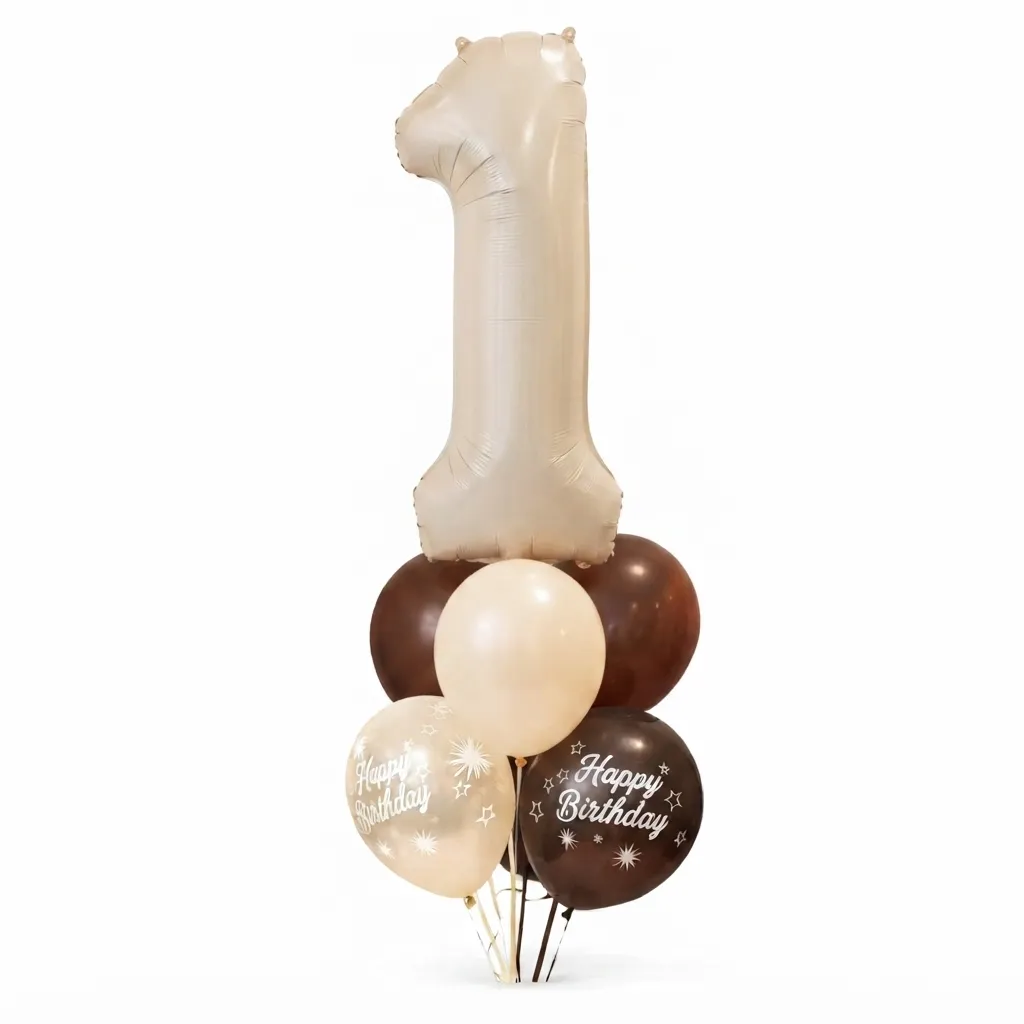 Bouquet un chiffre beige (1)