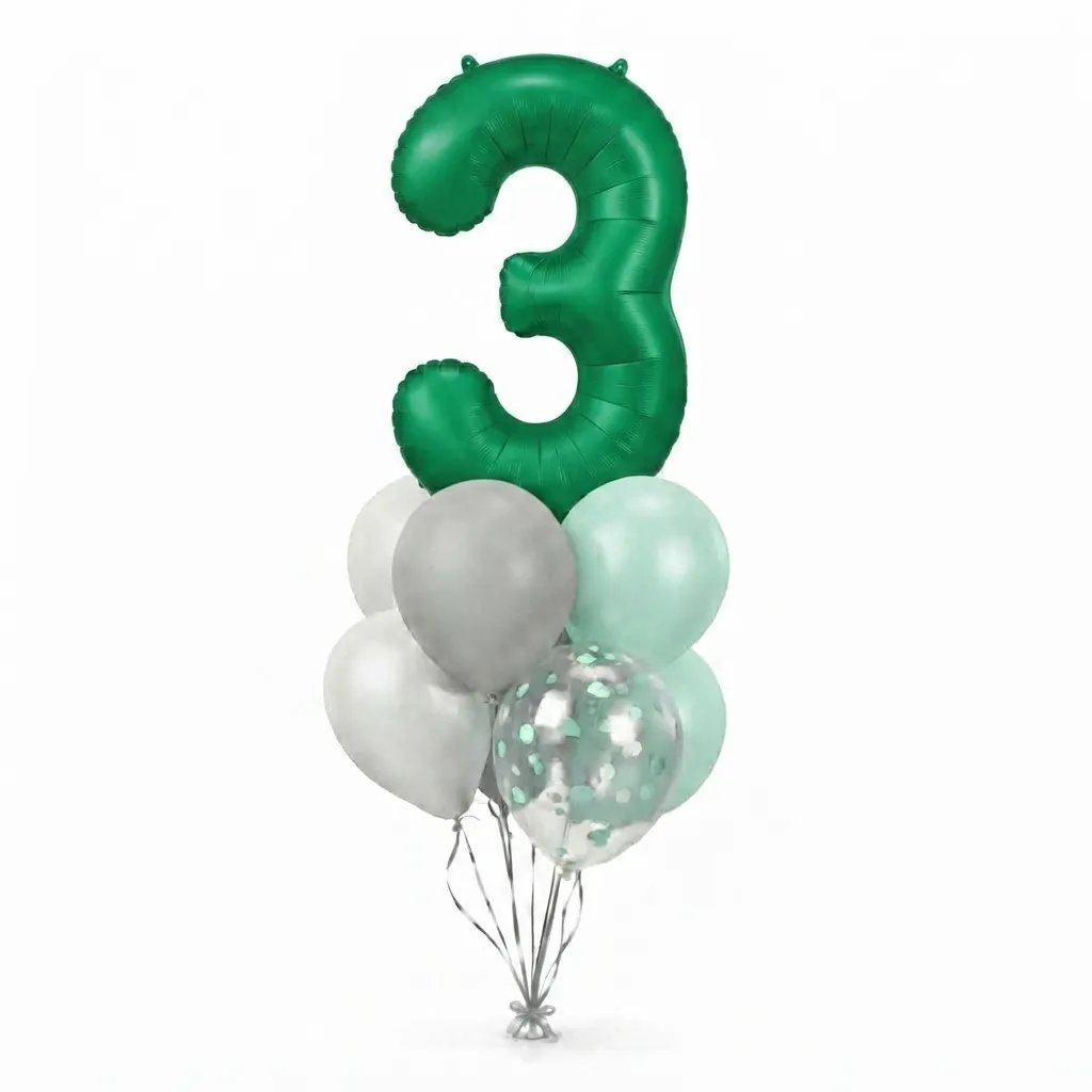 Bouquet un chiffre vert (1)