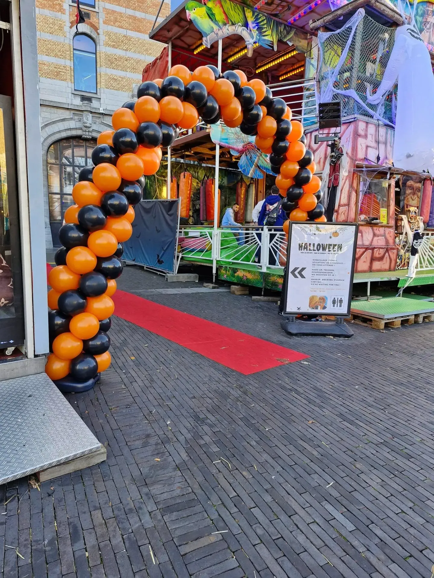 Halloween arche de ballons