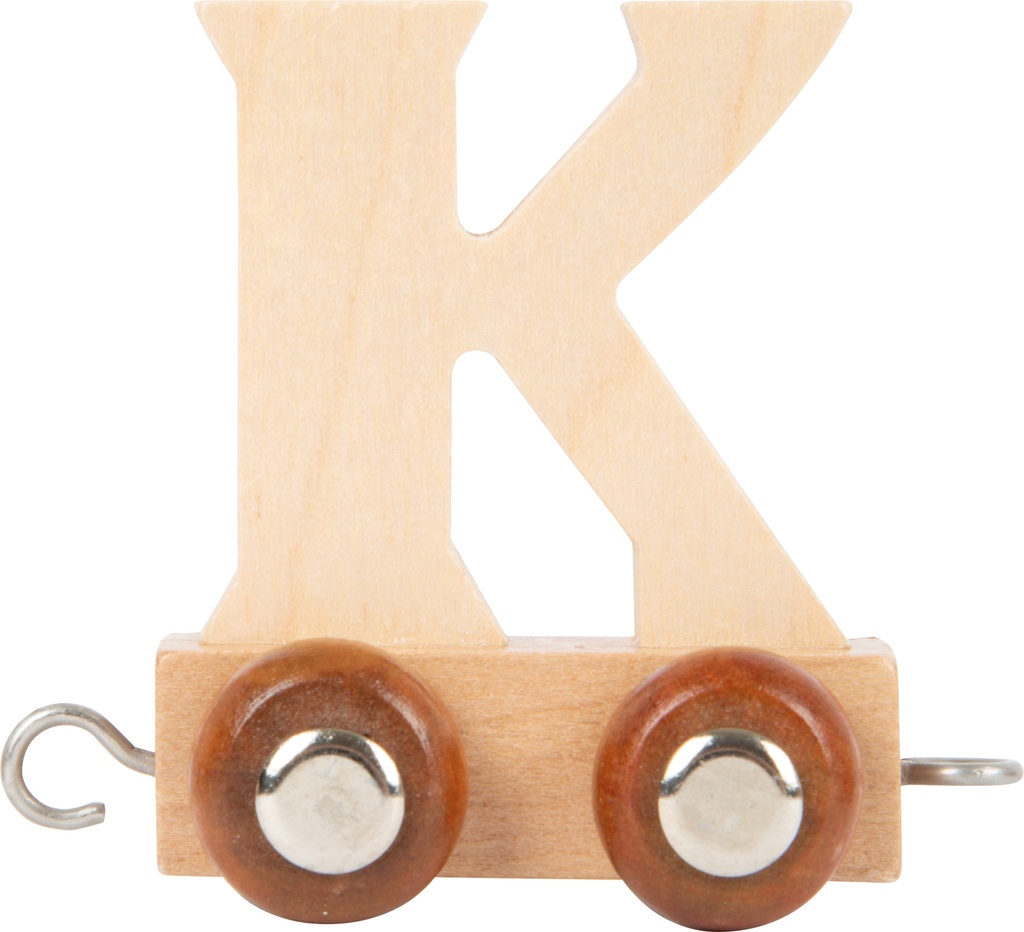 Train de lettre en bois K