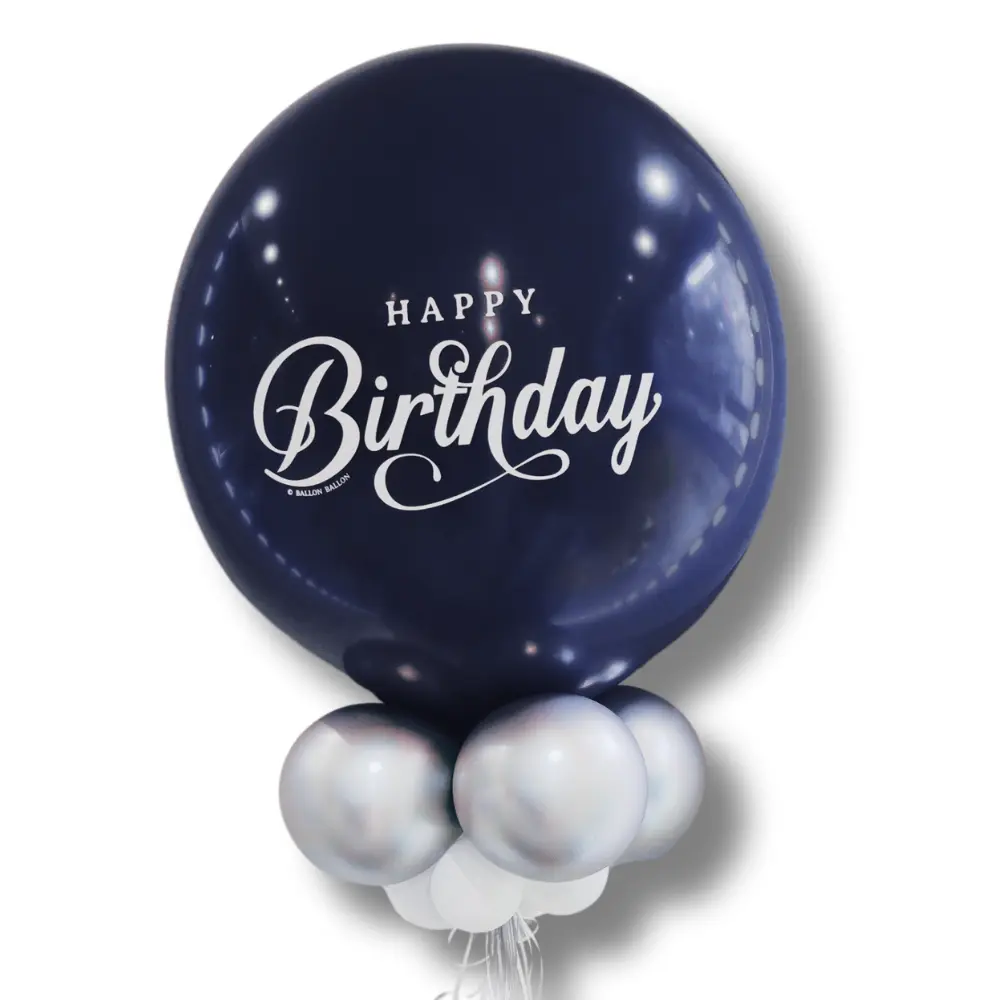 Ballon Géant anniversaire bleu