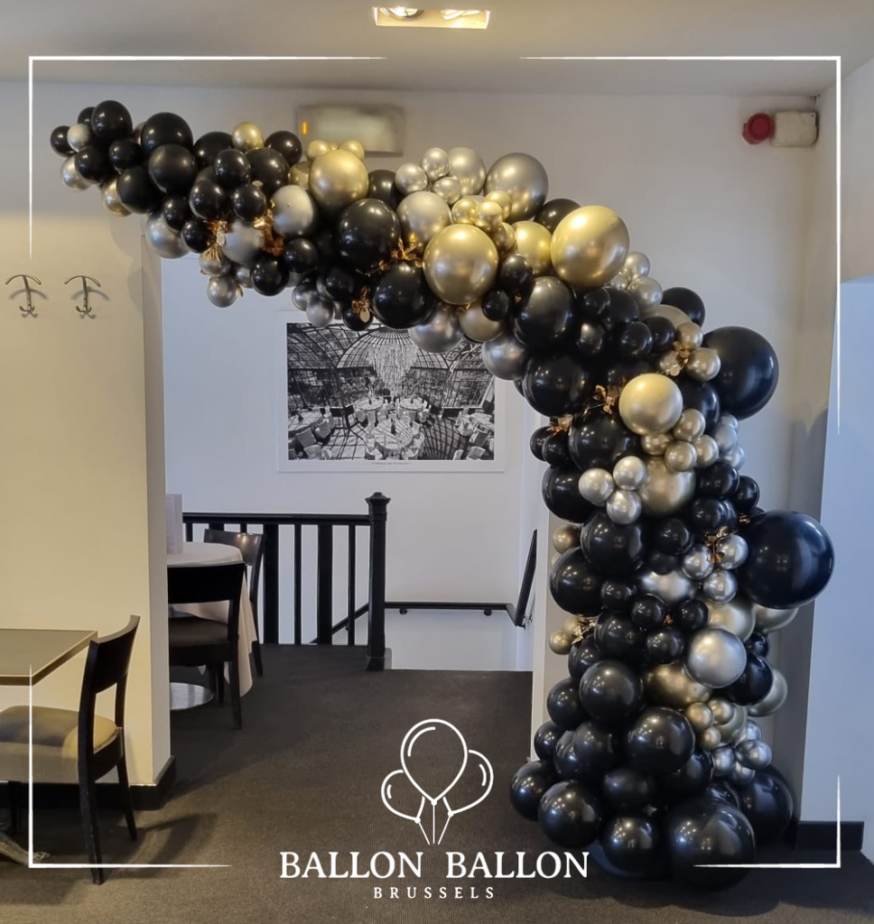 Demi arche de Ballons organique (couleurs au choix)